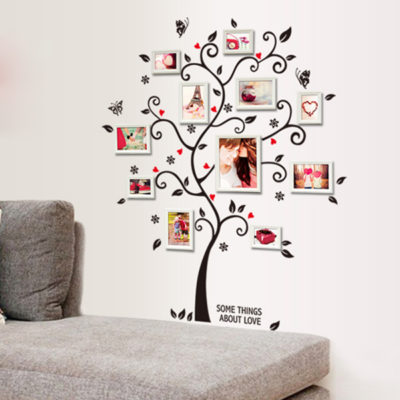 100*120Cm/40*48in 3D Tree Wall Sticker Wall decor Wall Stickers 