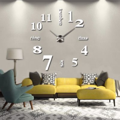 Modern 3D Wall Clock With Quartz Movement Wall Clock Wall decor 